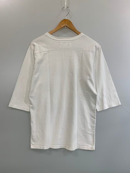 【現状渡し品】【メンズ】 CHALLENGER チャレンジャー HEAVYWEIGHT FOOTBALL TEE ヘビーウェイト フットボール ティー 半袖 メンズ ショートスリーブ 142-260630-hu-06-min サイズ：M カラー：ホワイト 万代Net店
