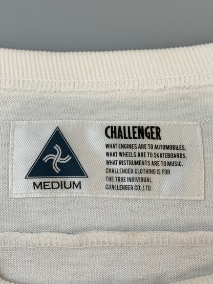 【現状渡し品】【メンズ】 CHALLENGER チャレンジャー HEAVYWEIGHT FOOTBALL TEE ヘビーウェイト フットボール ティー 半袖 メンズ ショートスリーブ 142-260630-hu-06-min サイズ：M カラー：ホワイト 万代Net店