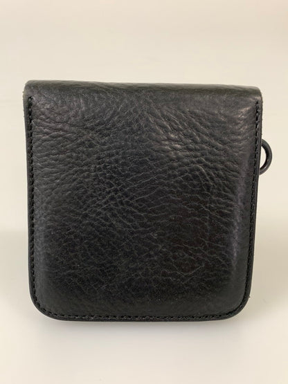 【中古品】【メンズ】 blackmeans ブラックミーンズ LEATHER WALLET レザー ウォレット 二つ折り財布 財布 200-260327-jt-10-min カラー：ブラック 万代Net店