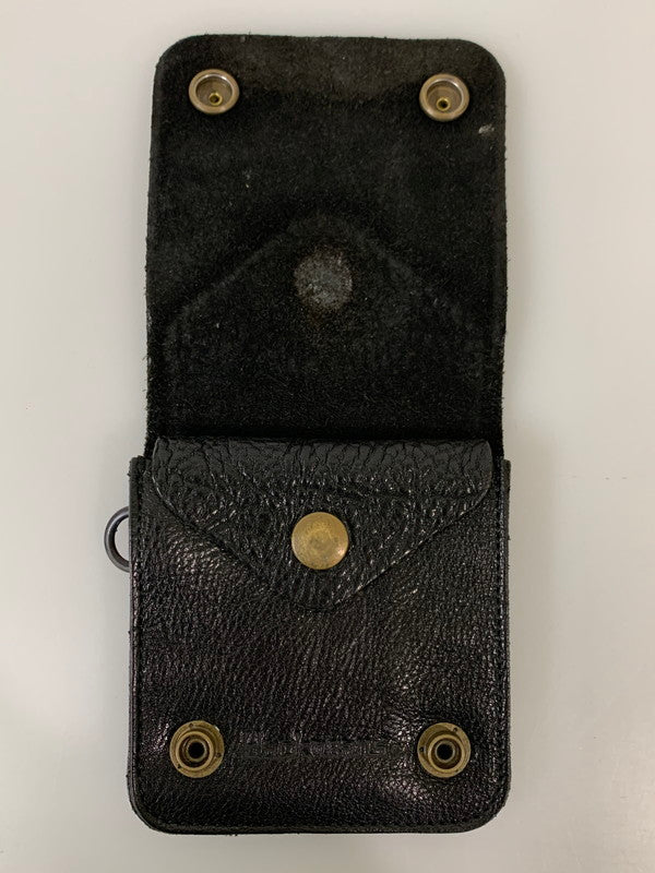 【中古品】【メンズ】 blackmeans ブラックミーンズ LEATHER WALLET レザー ウォレット 二つ折り財布 財布 200-260327-jt-10-min カラー：ブラック 万代Net店