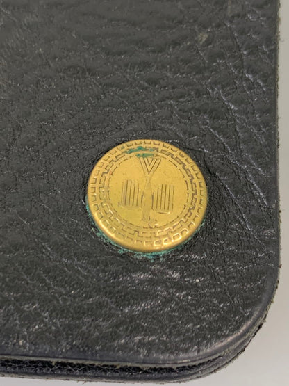 【中古品】【メンズ】 blackmeans ブラックミーンズ LEATHER WALLET レザー ウォレット 二つ折り財布 財布 200-260327-jt-10-min カラー：ブラック 万代Net店