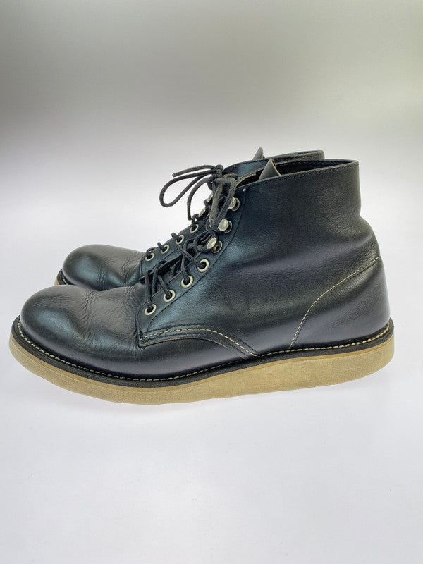 【中古品】【メンズ】 RED WING レッドウィング 8165 IRISH SETTER 90'S 犬タグ アイリッシュセッター レザー トゥ ブーツ メンズ シューズ 靴 164-260325-em-42-min サイズ：US 9 1/2 カラー：ブラック 万代Net店