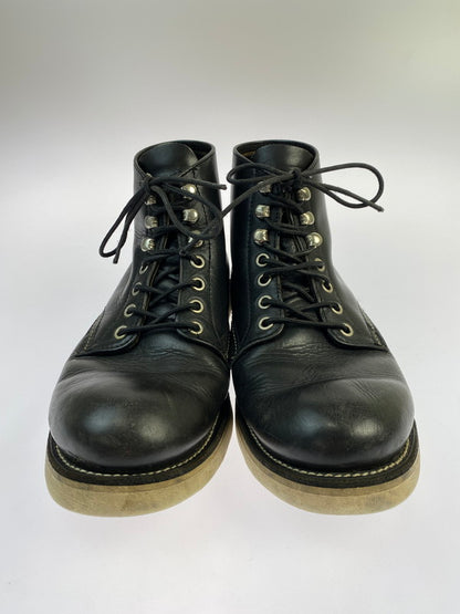 【中古品】【メンズ】 RED WING レッドウィング 8165 IRISH SETTER 90'S 犬タグ アイリッシュセッター レザー トゥ ブーツ メンズ シューズ 靴 164-260325-em-42-min サイズ：US 9 1/2 カラー：ブラック 万代Net店
