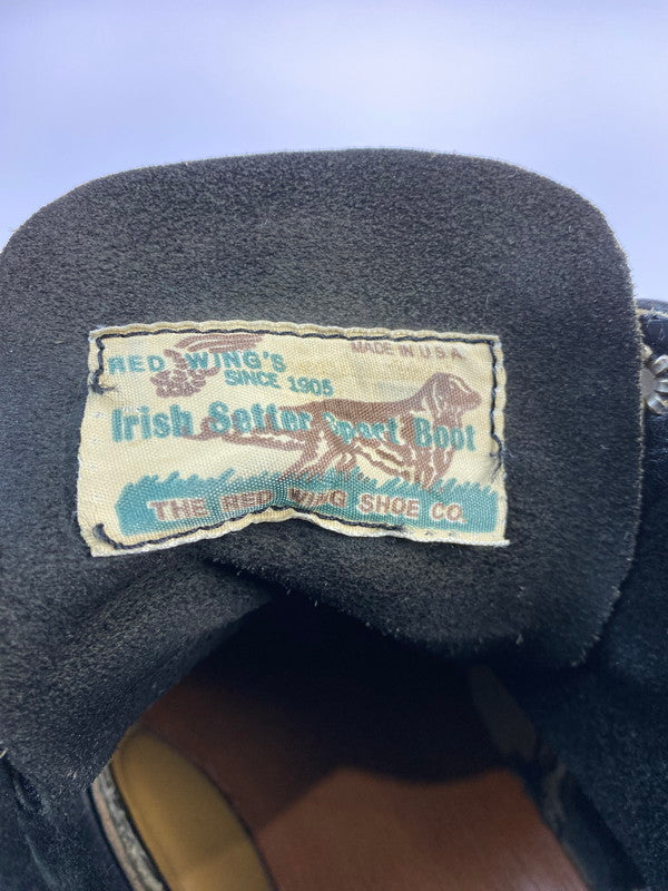 【中古品】【メンズ】 RED WING レッドウィング 8165 IRISH SETTER 90'S 犬タグ アイリッシュセッター レザー トゥ ブーツ メンズ シューズ 靴 164-260325-em-42-min サイズ：US 9 1/2 カラー：ブラック 万代Net店