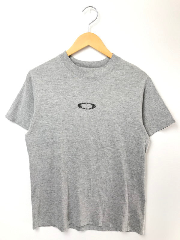 【中古品】【メンズ】 OAKLEY オークリー 90'S-00'S S/S LOGO PRINT TEE ロゴ プリント Tシャツ 146-260506-na-18-tag サイズ：S カラー：グレー 万代Net店