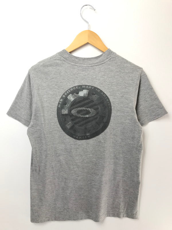 【中古品】【メンズ】 OAKLEY オークリー 90'S-00'S S/S LOGO PRINT TEE ロゴ プリント Tシャツ 146-260506-na-18-tag サイズ：S カラー：グレー 万代Net店