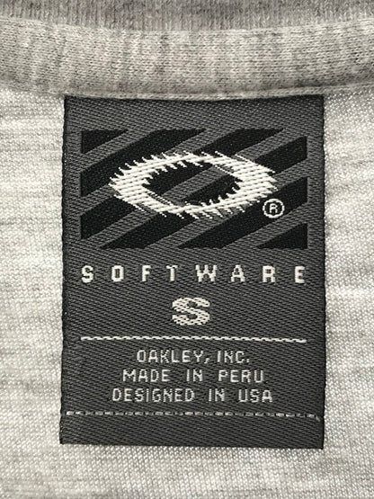 【中古品】【メンズ】 OAKLEY オークリー 90'S-00'S S/S LOGO PRINT TEE ロゴ プリント Tシャツ 146-260506-na-18-tag サイズ：S カラー：グレー 万代Net店