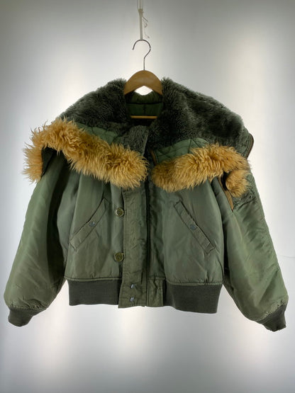【中古品】【メンズ】 SILVER STONE シルバーストーン N-2B FLIGHT JACKET フライトジャケット 145-260331-zi-34-min サイズ：M カラー：グリーンカーキ 万代Net店