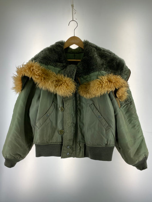 【中古品】【メンズ】 SILVER STONE シルバーストーン N-2B FLIGHT JACKET フライトジャケット 145-260331-zi-34-min サイズ：M カラー：グリーンカーキ 万代Net店