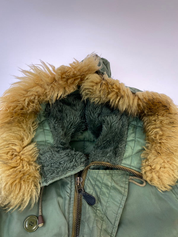 【中古品】【メンズ】 SILVER STONE シルバーストーン N-2B FLIGHT JACKET フライトジャケット 145-260331-zi-34-min サイズ：M カラー：グリーンカーキ 万代Net店