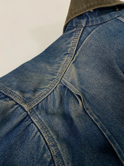 【中古品】【メンズ】 Carhartt カーハート デニムミシガンチョアコート カバーオール アウター 146-260327-SH-14-min サイズ：不明 カラー：インディゴ 万代Net店