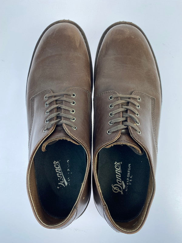 【中古品】【メンズ】 Danner ダナー MANAWA SEMI-DRESS OXFORDS PLAIN TOE SHOES D910014 セミドレス オックスフォード プレーントゥ シューズ 靴 164-260325-em-41-min サイズ：9 カラー：ブラウン 万代Net店