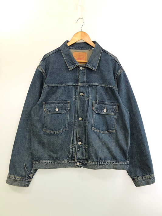 【中古品】【メンズ】 Levi's リーバイス VINTAGE CLOTHING 1953 TYPE II DENIM JACKET T-BACK ビンテージ クロージング デニムジャケット メンズ 145-260324-em-19-min サイズ：XXL（46） カラー：インディゴブルー 万代Net店