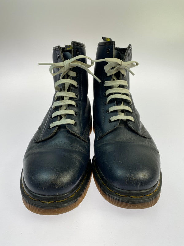 【現状渡し品】【メンズ】 Dr.Martens ドクターマーチン 8HOLE BOOTS MADE IN INGLAND 8ホール ブーツ メンズ シューズ 靴 165-260325-em-40-min カラー：ネイビー 万代Net店