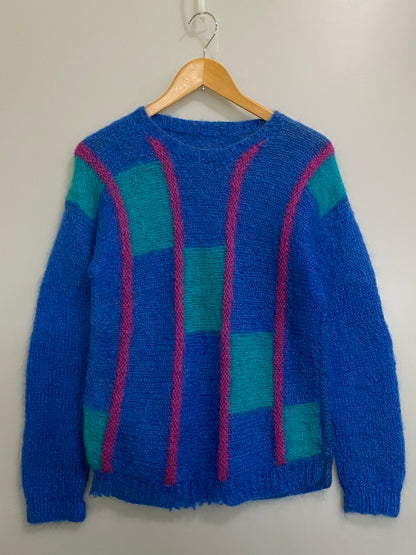 【中古品】【メンズ】 UNKNOWN USED アンノウンユーズド 推定80’s MOHAIR KNIT モヘアニット トップス 146-260327-SH-27-min サイズ：不明 カラー：マルチカラー 万代Net店