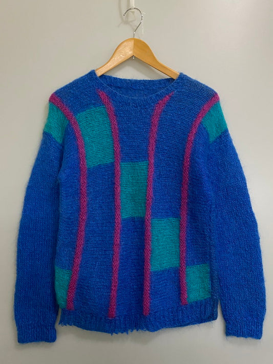 【中古品】【メンズ】 UNKNOWN USED アンノウンユーズド 推定80’s MOHAIR KNIT モヘアニット トップス 146-260327-SH-27-min サイズ：不明 カラー：マルチカラー 万代Net店