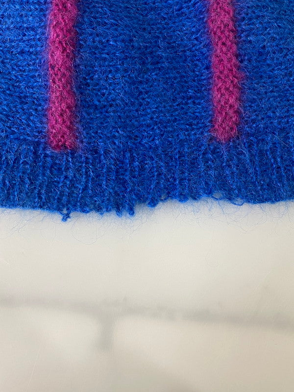 【中古品】【メンズ】 UNKNOWN USED アンノウンユーズド 推定80’s MOHAIR KNIT モヘアニット トップス 146-260327-SH-27-min サイズ：不明 カラー：マルチカラー 万代Net店