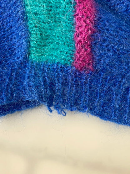 【中古品】【メンズ】 UNKNOWN USED アンノウンユーズド 推定80’s MOHAIR KNIT モヘアニット トップス 146-260327-SH-27-min サイズ：不明 カラー：マルチカラー 万代Net店