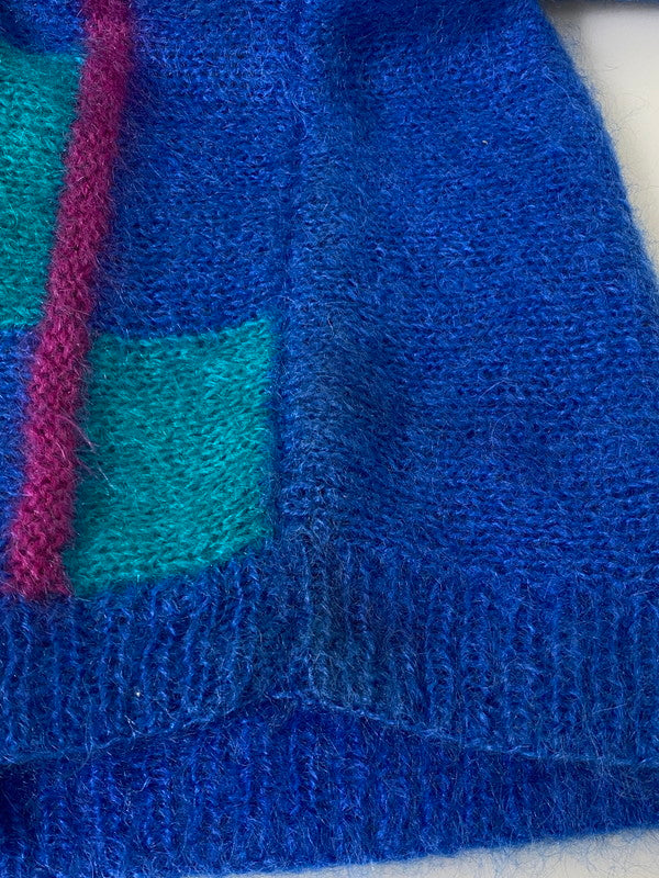 【中古品】【メンズ】 UNKNOWN USED アンノウンユーズド 推定80’s MOHAIR KNIT モヘアニット トップス 146-260327-SH-27-min サイズ：不明 カラー：マルチカラー 万代Net店