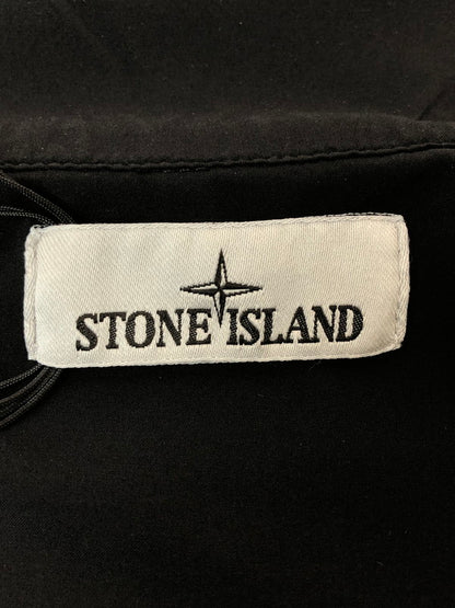 【中古品】【メンズ】 STONE ISLAND ストーンアイランド LOGO PATCH ZIP-UP JACKET L1S151200036S0375 ロゴ パッチ ジップアップ ジャケット メンズ ライト アウター 141-260324-em-18-min サイズ：XL カラー：ブラック 万代Net店