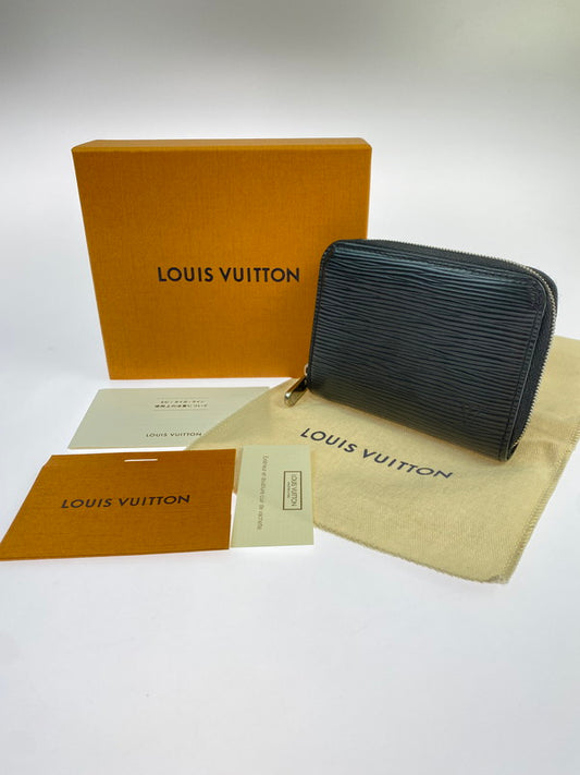 【現状渡し品】【メンズ/レディース】 LOUIS VUITTON ルイ・ヴィトン M60152 TS4176 エピ ジッピーコインパース コインケース 179-260329-AS-18-min カラー：ノワール 万代Net店