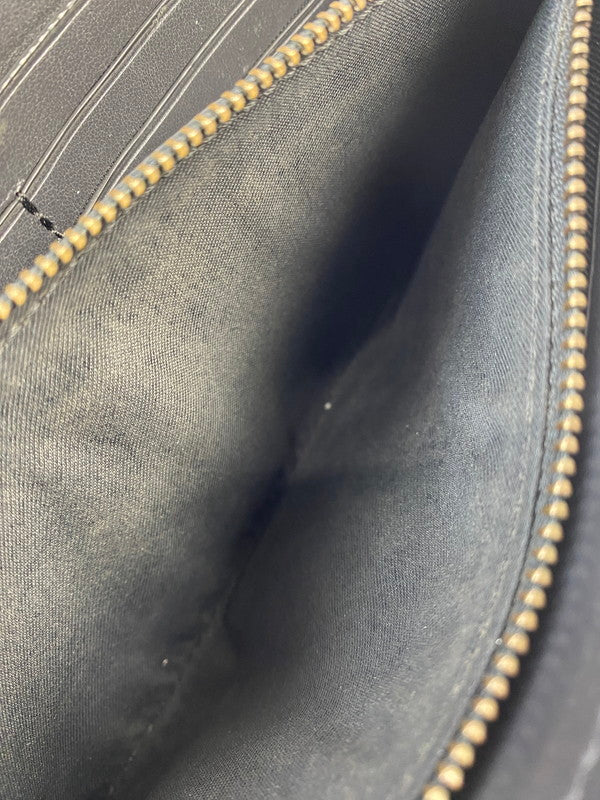 【中古品】【メンズ/レディース】 COACH コーチ F66562 ダブルジップ トラベルオーガナイザー セカンドバッグ 財布 ストラップ欠品 180-260329-AS-20-min カラー：ブラック 万代Net店