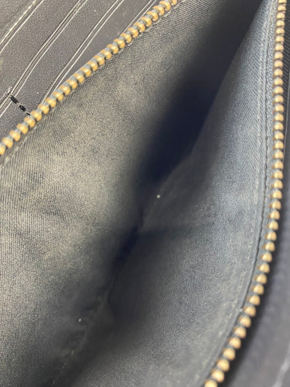 【中古品】【メンズ/レディース】 COACH コーチ F66562 ダブルジップ トラベルオーガナイザー セカンドバッグ 財布 ストラップ欠品 180-260329-AS-20-min カラー：ブラック 万代Net店