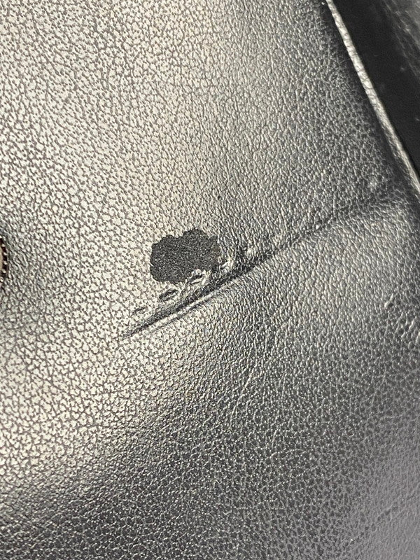 【中古品】【メンズ/レディース】 COACH コーチ F66562 ダブルジップ トラベルオーガナイザー セカンドバッグ 財布 ストラップ欠品 180-260329-AS-20-min カラー：ブラック 万代Net店