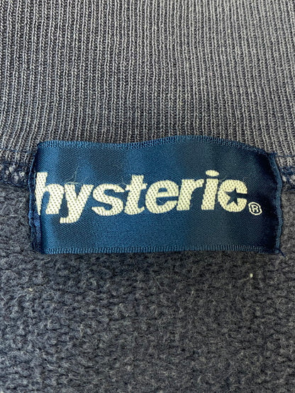 【中古品】【メンズ】 HYSTERIC GLAMOUR ヒステリックグラマー SWEAT CARDIGAN スウェット カーディガン 2CJ-2200 メンズ トップス 140-260707-hu-34-min サイズ：FREE カラー：ネイビー系 万代Net店
