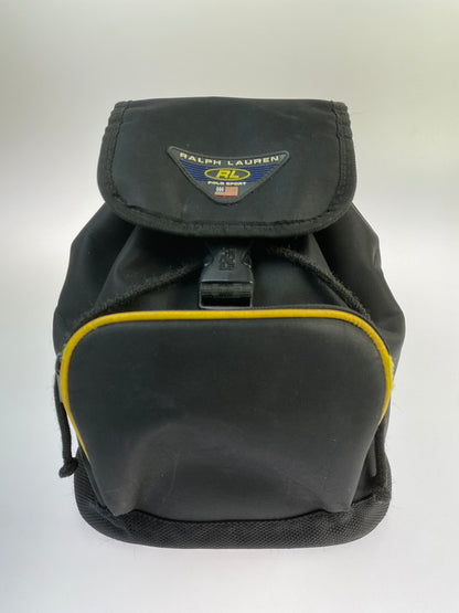 【中古品】【レディース】 POLO SPORT ポロスポーツ 90S NYLON BACKPACK ナイロン バックパック リュック カバン 188-260329-AS-47-min カラー：ブラック 万代Net店