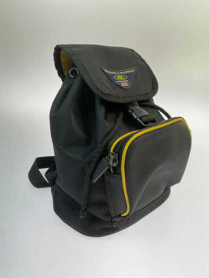 【中古品】【レディース】 POLO SPORT ポロスポーツ 90S NYLON BACKPACK ナイロン バックパック リュック カバン 188-260329-AS-47-min カラー：ブラック 万代Net店