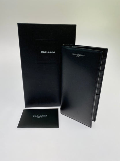 【中古品】【メンズ】 SAINT LAURENT サンローラン GBL396308 レザーコンチネンタルウォレット 長財布 ロングウォレット 181-260329-AS-21-min カラー：ブラック 万代Net店