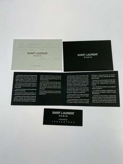 【中古品】【メンズ】 SAINT LAURENT サンローラン GBL396308 レザーコンチネンタルウォレット 長財布 ロングウォレット 181-260329-AS-21-min カラー：ブラック 万代Net店