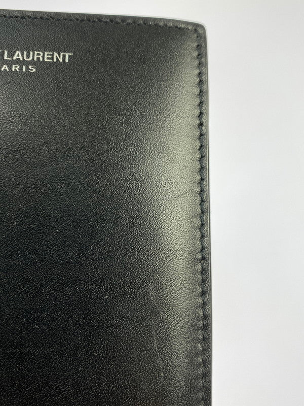【中古品】【メンズ】 SAINT LAURENT サンローラン GBL396308 レザーコンチネンタルウォレット 長財布 ロングウォレット 181-260329-AS-21-min カラー：ブラック 万代Net店
