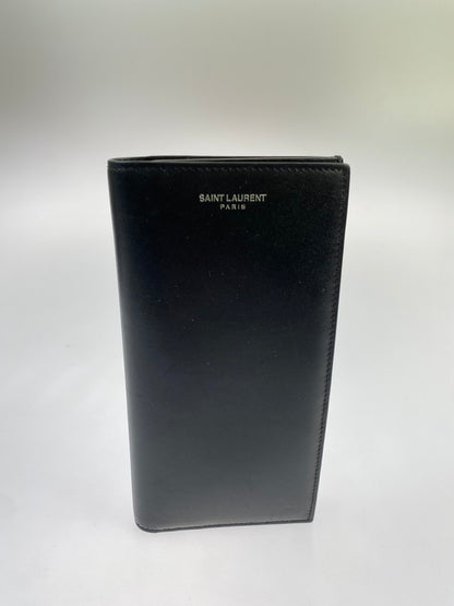 【中古品】【メンズ】 SAINT LAURENT サンローラン GBL396308 レザーコンチネンタルウォレット 長財布 ロングウォレット 181-260329-AS-21-min カラー：ブラック 万代Net店