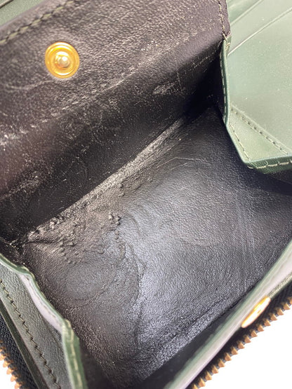 【中古品】【メンズ】 COMME des GARCONS コムデギャルソン CLASSIC LEATHER LONG WALLET ロングウォレット 長財布 201-260329-AS-36-min カラー：グリーン 万代Net店