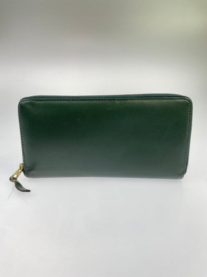 【中古品】【メンズ】 COMME des GARCONS コムデギャルソン CLASSIC LEATHER LONG WALLET ロングウォレット 長財布 201-260329-AS-36-min カラー：グリーン 万代Net店