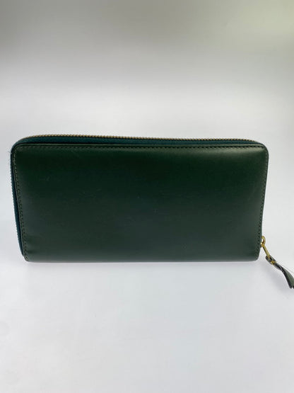 【中古品】【メンズ】 COMME des GARCONS コムデギャルソン CLASSIC LEATHER LONG WALLET ロングウォレット 長財布 201-260329-AS-36-min カラー：グリーン 万代Net店