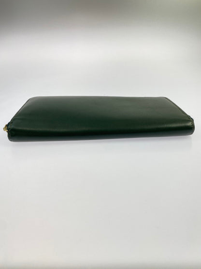 【中古品】【メンズ】 COMME des GARCONS コムデギャルソン CLASSIC LEATHER LONG WALLET ロングウォレット 長財布 201-260329-AS-36-min カラー：グリーン 万代Net店