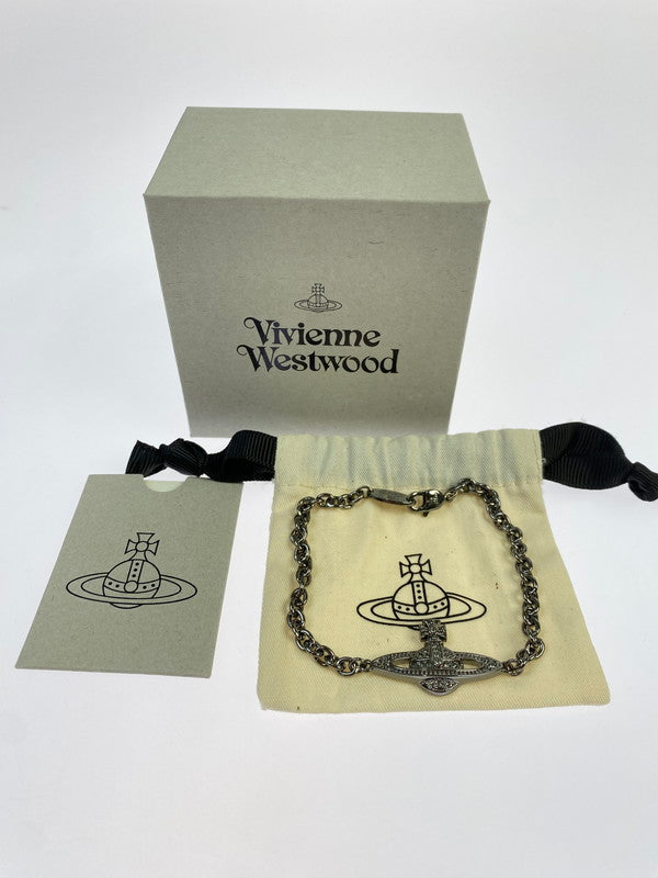 【中古品】【メンズ】 Vivienne Westwood ヴィヴィアンウエストウッド VIVIENNE WESTWOOD MAN MINI BAS RELIEF CHAIN BRACELET 192-260329-AS-30-min カラー：シルバー 万代Net店