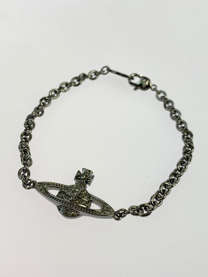 【中古品】【メンズ】 Vivienne Westwood ヴィヴィアンウエストウッド VIVIENNE WESTWOOD MAN MINI BAS RELIEF CHAIN BRACELET 192-260329-AS-30-min カラー：シルバー 万代Net店