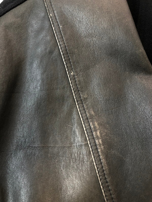 【中古品】【メンズ】 KENZO ケンゾー 90S 北斎タグ STADIUM JACKET 90年代 スタジアムジャケット メンズ アウター スタジャン 141-260324-em-13-min サイズ：FREE カラー：ブラック/グレー 万代Net店