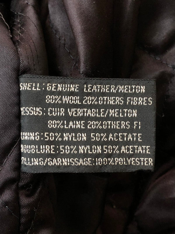 【中古品】【メンズ】 KENZO ケンゾー 90S 北斎タグ STADIUM JACKET 90年代 スタジアムジャケット メンズ アウター スタジャン 141-260324-em-13-min サイズ：FREE カラー：ブラック/グレー 万代Net店