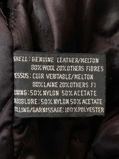 【中古品】【メンズ】 KENZO ケンゾー 90S 北斎タグ STADIUM JACKET 90年代 スタジアムジャケット メンズ アウター スタジャン 141-260324-em-13-min サイズ：FREE カラー：ブラック/グレー 万代Net店