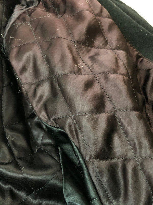 【中古品】【メンズ】 KENZO ケンゾー 90S 北斎タグ STADIUM JACKET 90年代 スタジアムジャケット メンズ アウター スタジャン 141-260324-em-13-min サイズ：FREE カラー：ブラック/グレー 万代Net店