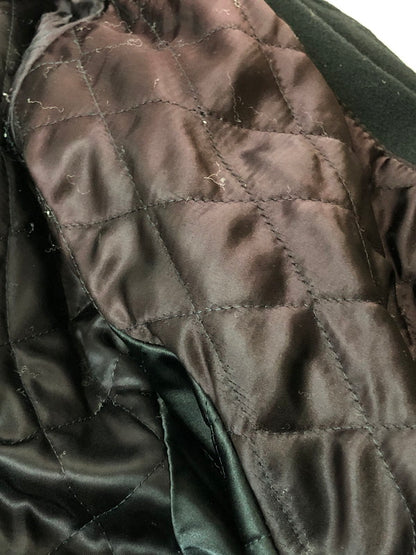 【中古品】【メンズ】 KENZO ケンゾー 90S 北斎タグ STADIUM JACKET 90年代 スタジアムジャケット メンズ アウター スタジャン 141-260324-em-13-min サイズ：FREE カラー：ブラック/グレー 万代Net店
