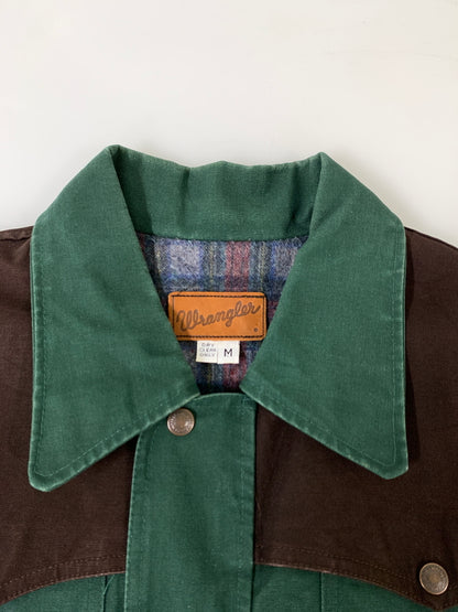 【中古品】【メンズ】 WRANGLER ラングラー DUCK JACKET ダックジャケット アウター 146-260729-AS-8-min サイズ：M カラー：グリーン 万代Net店