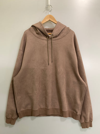 【中古品】【メンズ】 IROQUOIS イロコイ TECH KNIT SUEDE HOODIE 179205 テック ニット スエード フーディー メンズ トップス プルオーバーパーカー 140-260731-em-52-min サイズ：3 カラー：スモーキーピンク 万代Net店