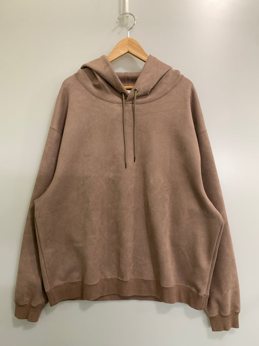 【中古品】【メンズ】 IROQUOIS イロコイ TECH KNIT SUEDE HOODIE 179205 テック ニット スエード フーディー メンズ トップス プルオーバーパーカー 140-260731-em-52-min サイズ：3 カラー：スモーキーピンク 万代Net店