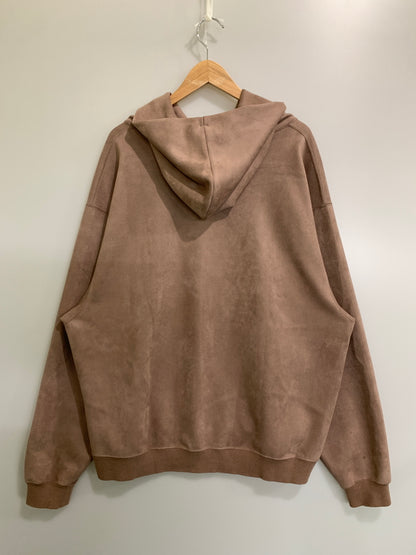 【中古品】【メンズ】 IROQUOIS イロコイ TECH KNIT SUEDE HOODIE 179205 テック ニット スエード フーディー メンズ トップス プルオーバーパーカー 140-260731-em-52-min サイズ：3 カラー：スモーキーピンク 万代Net店